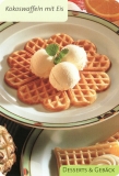 Kokoswaffeln mit Eis Kokoswaffeln mit Eis