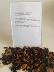 Vanillefrüchte mit Sahne, 200 gr.